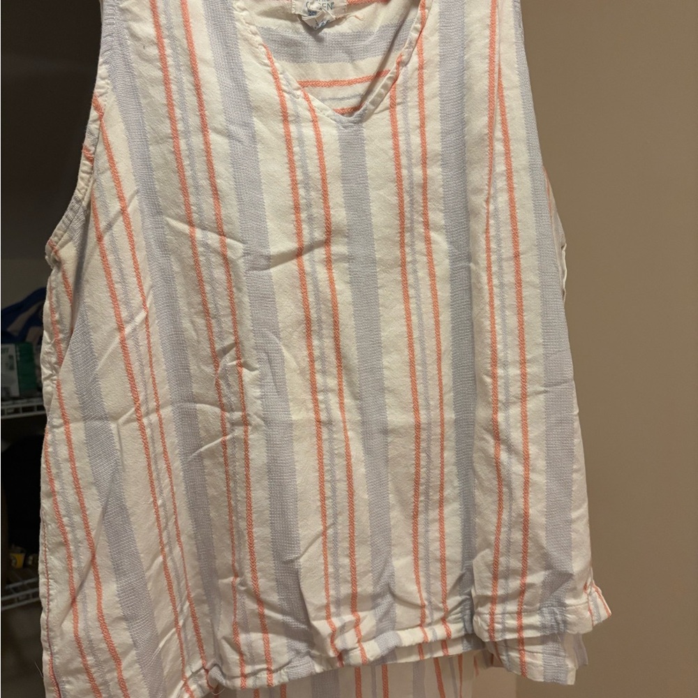 Striped Sleeveless Top